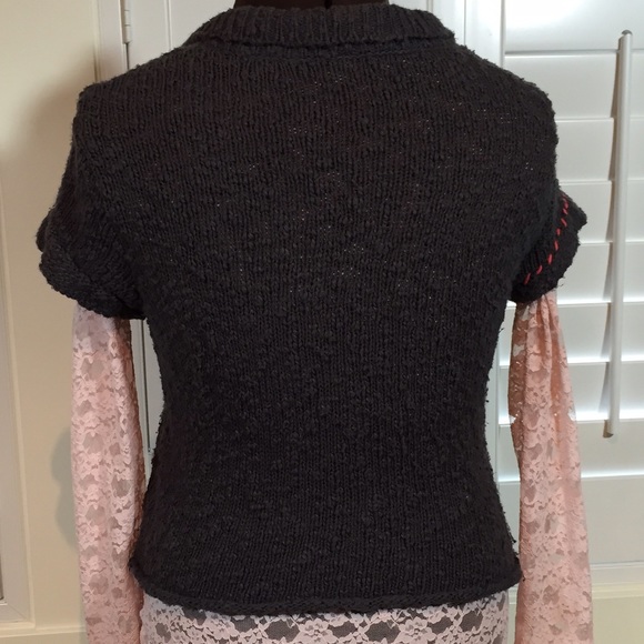 Free People button up sweater vest - Picture 3 of 4