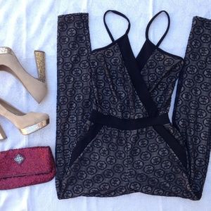 Black Lacey Romper