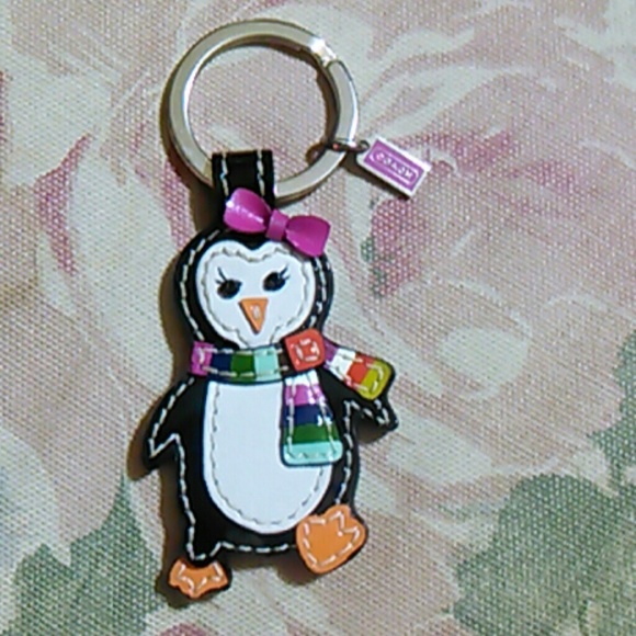 Coach Legacy Girl Penguin keychain FOB. - Picture 1 of 2