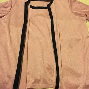 Pink and black dress shirt