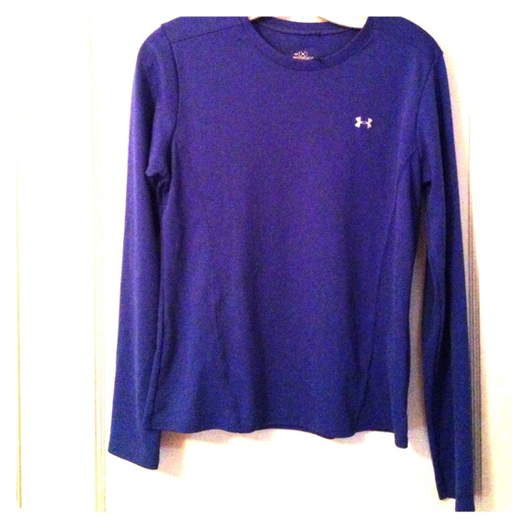 BLUE Under Armour Dri fit long sleeve shirt (NWT)