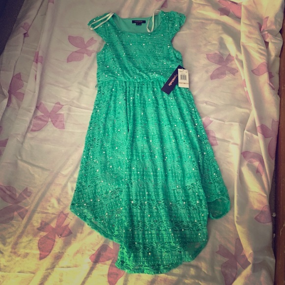 Kids size 12 brand new teal mymichelle dress