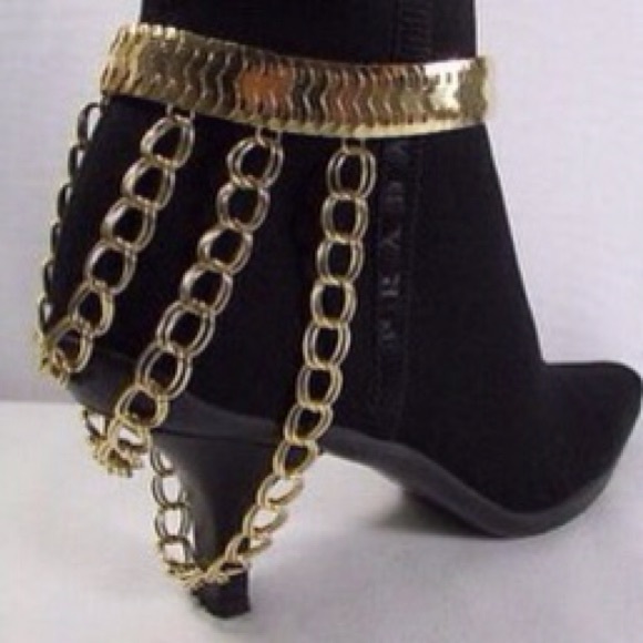 H.P. 10/11🎉Stunning Gold tone Anklet - Picture 3 of 3