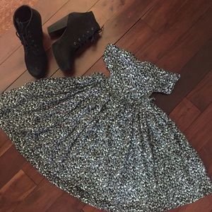 | Brandy Melville | floral cut out dress