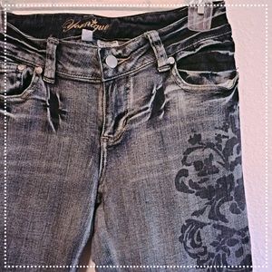 Bell Bottom Jeans with Design