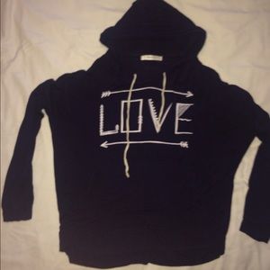 LOVE navy hoodie.