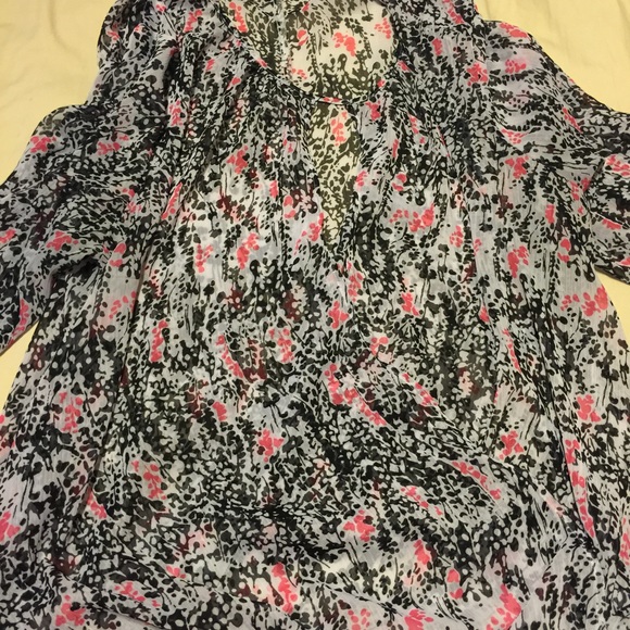 Shear dress top
