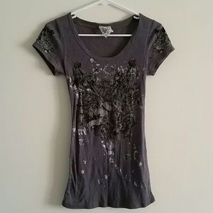 Miss me gray t-shirt