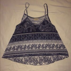 Summer flowy tank top