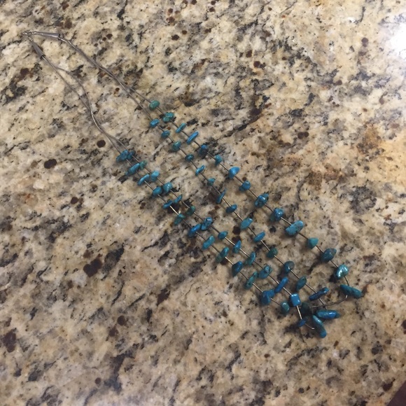 Antique turquoise necklace