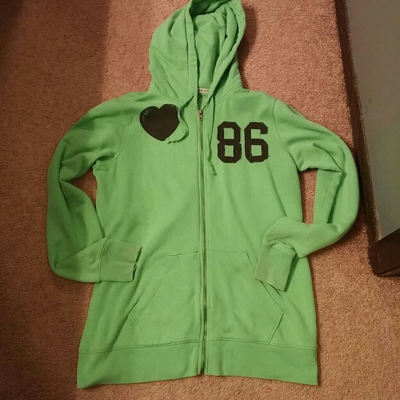 VS PINK zip up hoodie size medium