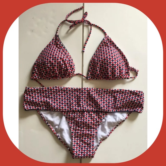 Jessica Simpson Other - 👙Red White Blue Hearts Bikini