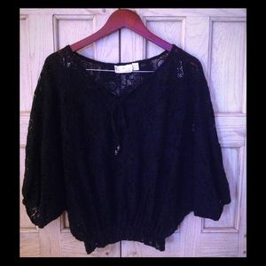 Black Lace Top