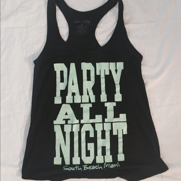 South beach Miami racer back tank