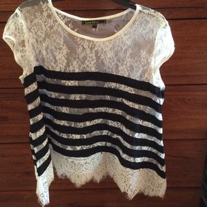 Fun flirty lace top