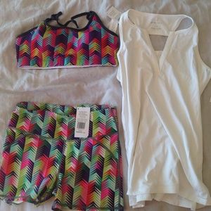 Fabletics Top, Sorts and Sports Bra