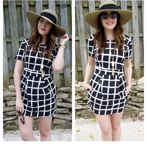 Off to the races stripe dress