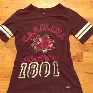 University of South Carolina V Neck Tee