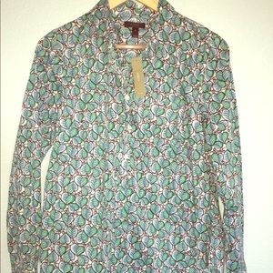 JCrew woven top M (size 8)