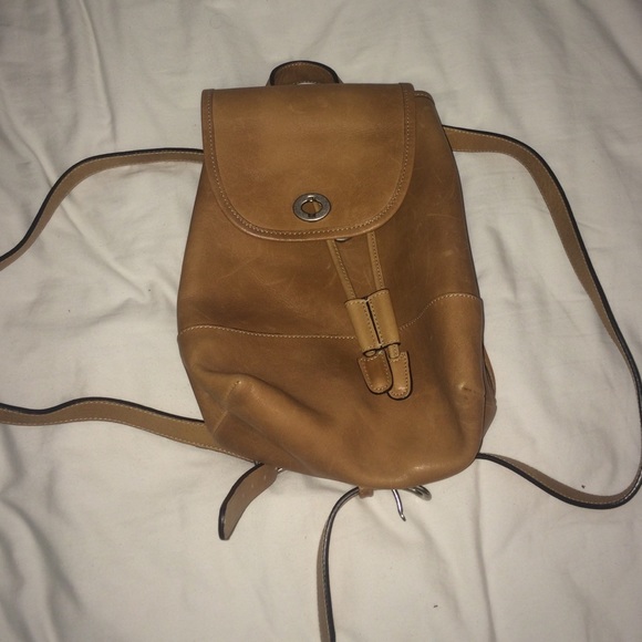 Coach Handbags - Coach leather backpack