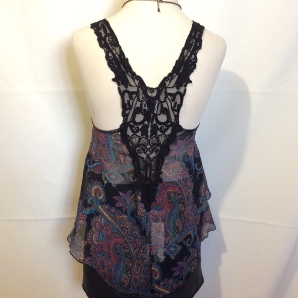 Living Doll LA baby doll crochet Racerback tank - Picture 3 of 4