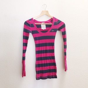 Gilly Hicks Stretch Striped Top