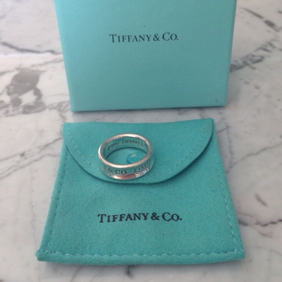Tiffany 1837 Thin Silver Ring