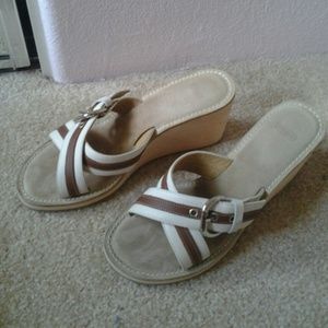 Coach wedged sandals