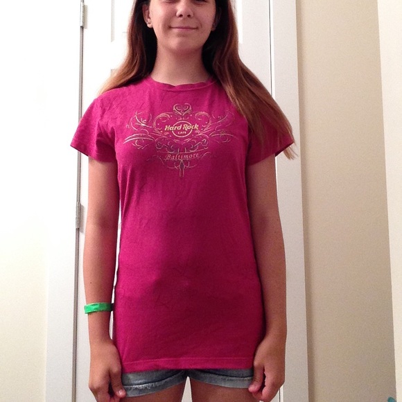 Pink HardRock Cafe T-shirt