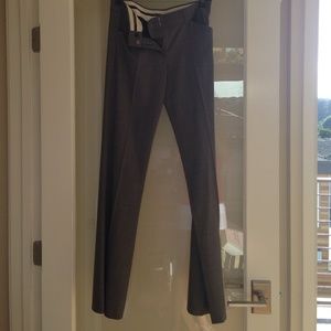 Grey Boot Cut Suit Pant