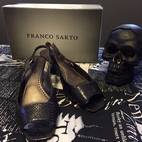 Franco Sarto Python Heels