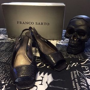 Franco Sarto Python Heels