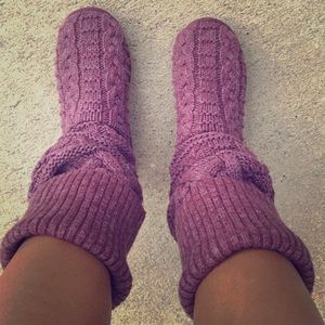 TRADED!! Purple ugg  sweater boots