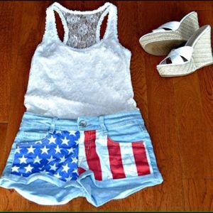 L.e.i. Patriotic Shorts