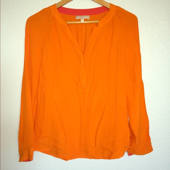 Orange top from Banana Republic, size M
