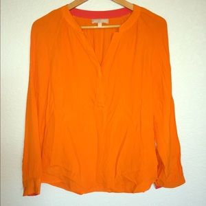 Orange top from Banana Republic, size M