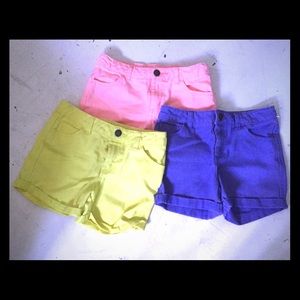 Colored shorts