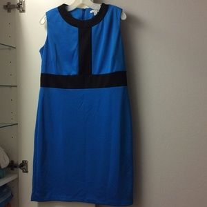Color block tank dress
