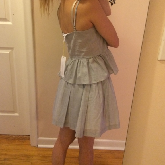 2 piece BCBGENERATION  pleated mini skirt plus top - Picture 2 of 6