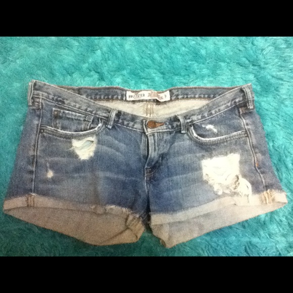 Hollister jean shorts