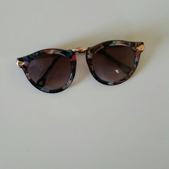 Floral abstract sunglasses