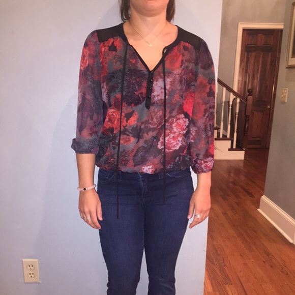Flower Pattern Top