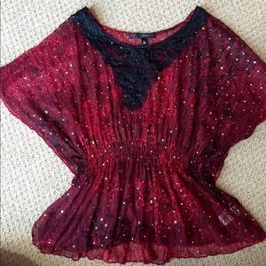 Super Cute Red Blouse