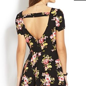 Forever21 A-line Floral Sundress