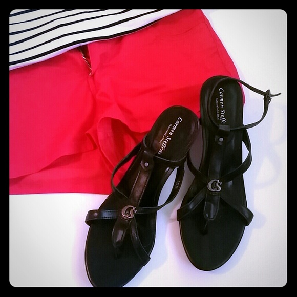Leather sandals!