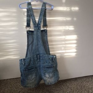 Overall shorts! Very cute :)