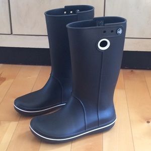 Crocs Jaunt Black Rain Boots