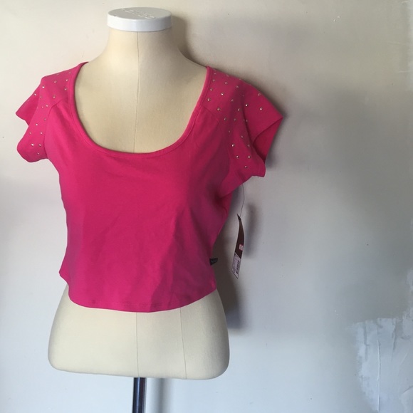 Pink Crop Top