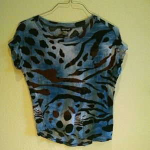 Wet Seal soft animal print top