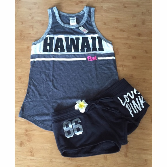 PINK Victoria's Secret Tops - 🔹sold in bundle🔹VS Pink Hawaii Tank
